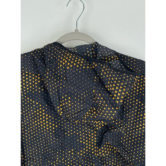 Gymshark Sport Windbreaker Jacket Mens Large Turmeric Yellow A2A7I New Black - Picture 8 of 11